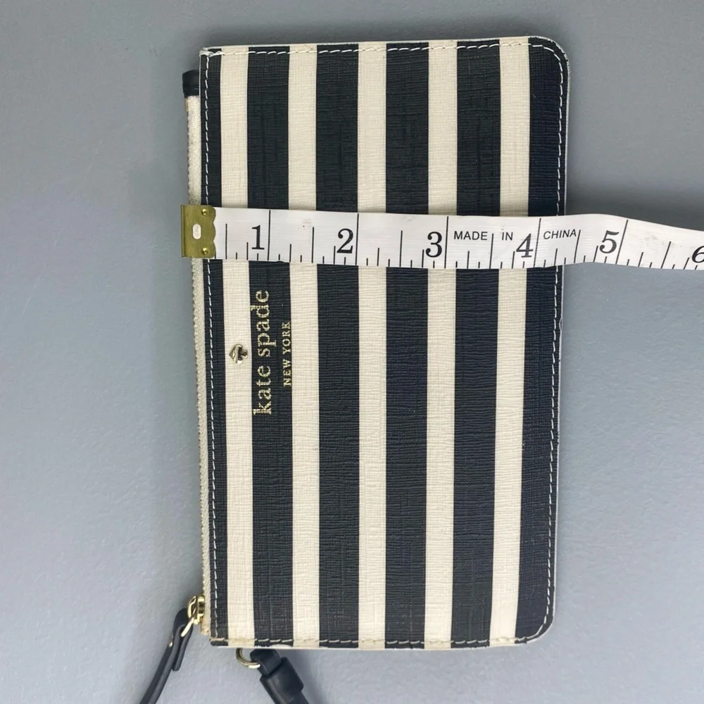 Kate Spade nautical stripe large carry all tote bag with matching wristlet